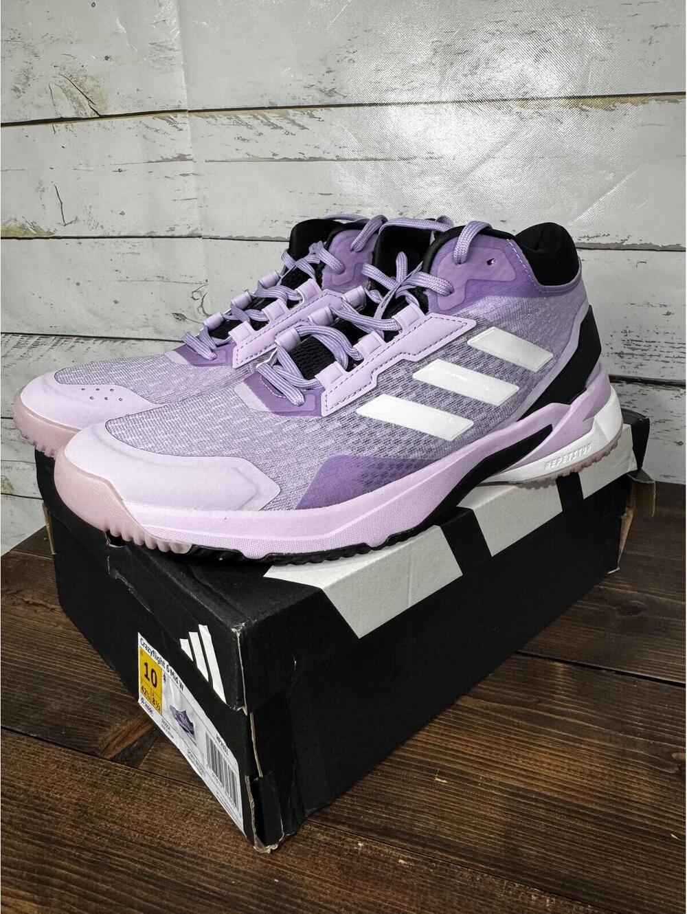 Adidas Crazyflight 6 Mid Indoor Volleyball Shoes Purple Women's Size 10 NIB